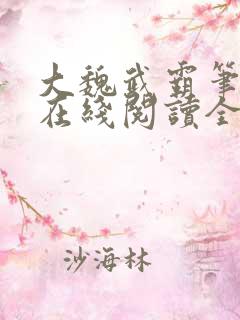大魏武霸笔趣阁在线阅读全文