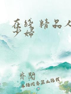 在线 精品人妻少妇