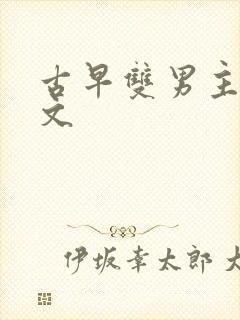 古早双男主高干文