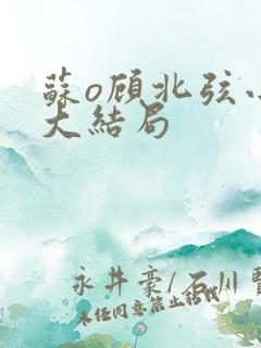 苏o顾北弦小说大结局