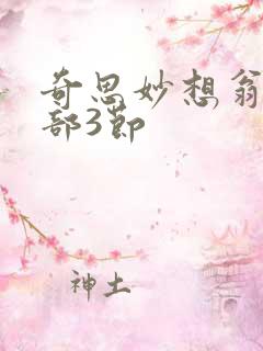 奇思妙想翁十三部3节