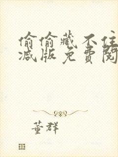 偷偷藏不住无删减版免费阅读