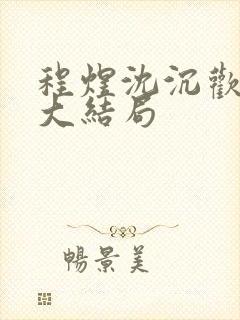 程煜沈沉欢结局大结局