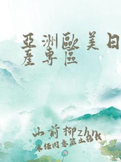 亚洲欧美日韩国产专区
