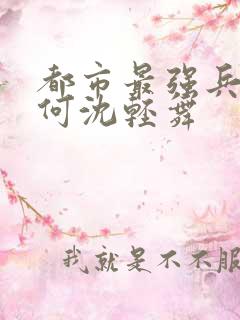 都市最强兵陈六何沈轻舞