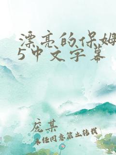 漂亮的保姆1～5中文字幕