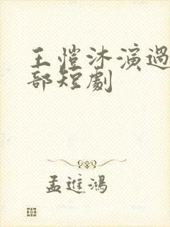 王恺沐演过的全部短剧