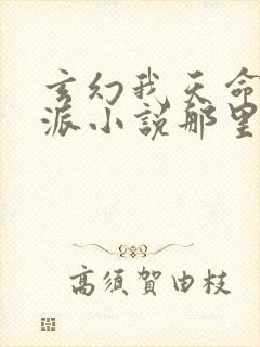 玄幻我天命大反派小说那里可以看