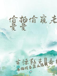 偷拍偷窥老熟女爱爱