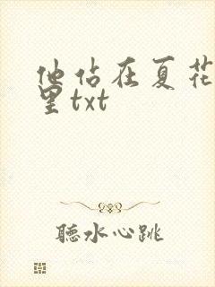 他站在夏花绚烂里txt