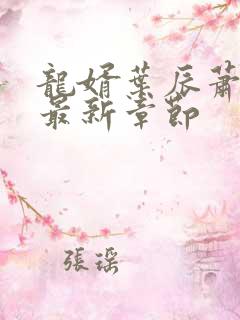 龙婿叶辰萧初然最新章节