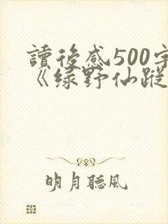 读后感500字《绿野仙踪》