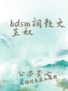 bdsm调教文主奴