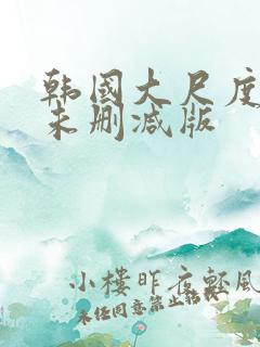 韩国大尺度电影未删减版