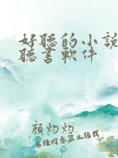 好听的小说免费听书软件