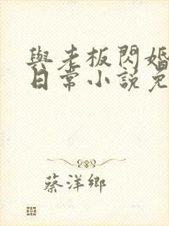 与老板闪婚后的日常小说免费阅读