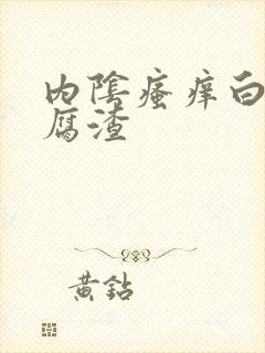 内阴瘙痒白带豆腐渣