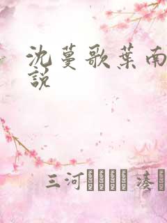 沈蔓歌叶南弦小说