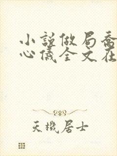 小说做局乔梁叶心仪全文在线阅读