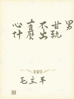 心有不甘男主为什么出轨