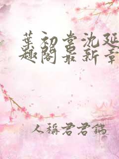 叶初棠沈延川笔趣阁最新章节更新