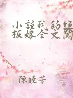 小说我的绝色老板娘全文阅读