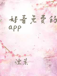 好看免费的小说app