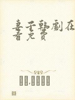 妻子韩剧在线观看免费