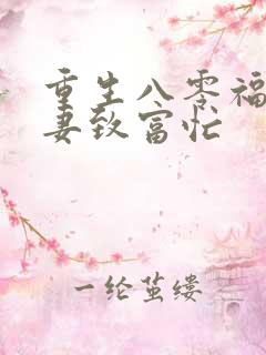 重生八零福运娇妻致富忙