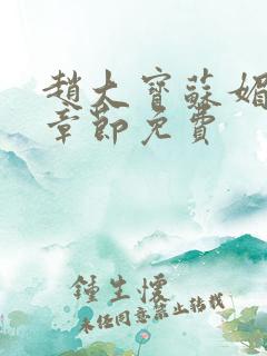 赵大宝苏媚免费章节免费