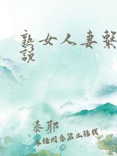 熟女人妻系列小说