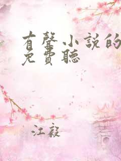 有声小说的网站免费听