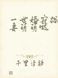 一世婚宠总裁娇妻萌萌哒