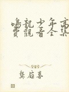 鸣龙少年高清免费观看全集电