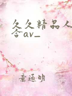 久久精品人妻综合av_