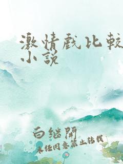 激情戏比较多的小说