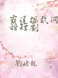 霸道总裁网剧高甜短剧
