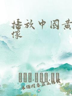 播放中国黄色录像