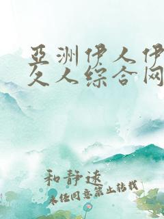 亚洲伊人伊成久久人综合网