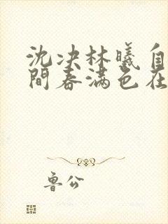 沈决林曦自此人间春满色在线阅读