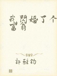 我闪婚了个亿万富翁