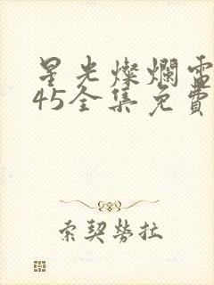 星光灿烂电视剧45全集免费