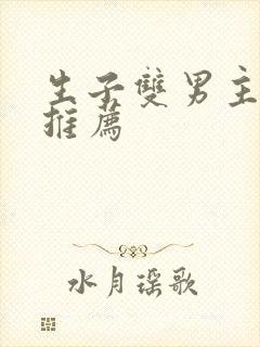 生子双男主小说推荐