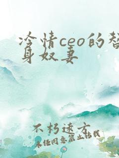 冷情ceo的替身奴妻