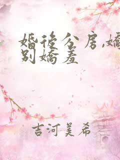 婚后分房,娇夫别娇羞