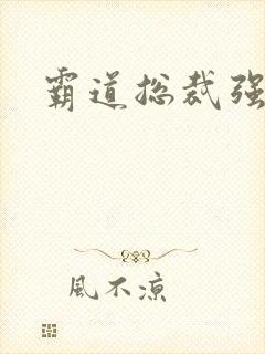 霸道总裁强制吻