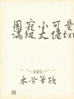 团宠小可爱成了满级大佬txt电子书下载