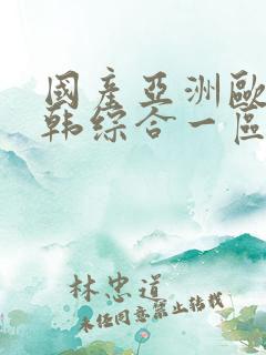 国产亚洲欧美日韩综合一区