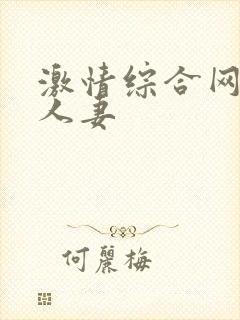 激情综合网激情人妻