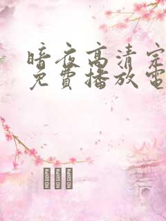 暗夜高清完整版免费播放电影